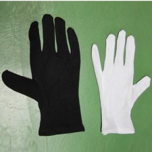 A6004棉手套-黑、白色12雙1包