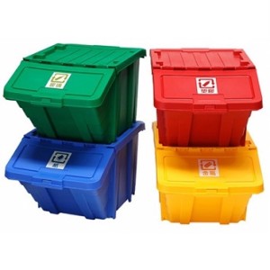 回收垃圾桶-掀蓋式(可堆疊)