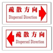 疏散方向壓克力板